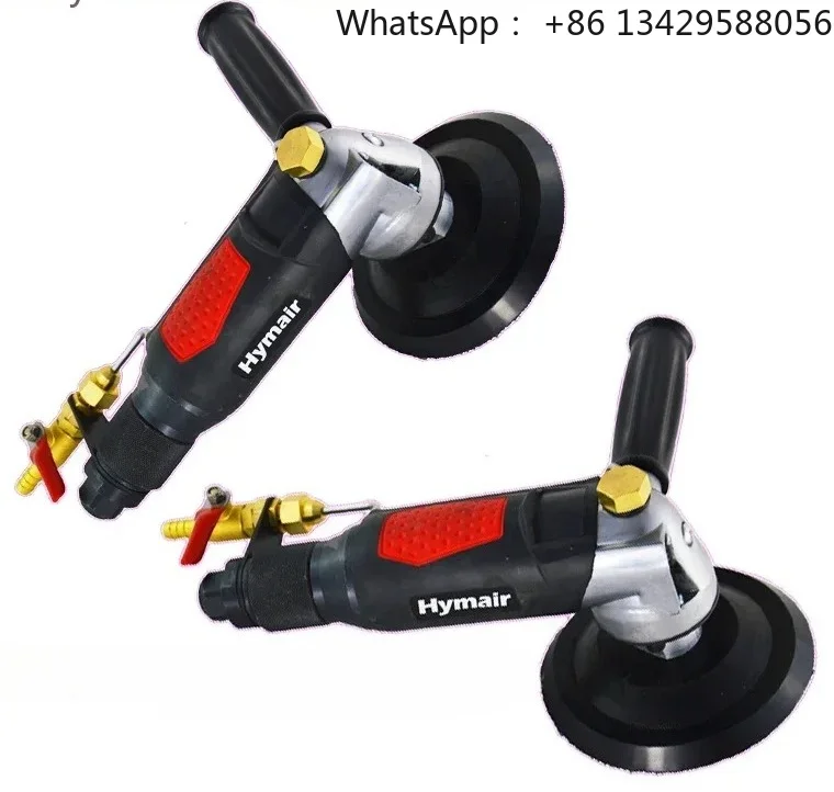 Professional 5 Inch Pneumatic Air Wet Sander Polisher Water Injection Stone Polishing Tool