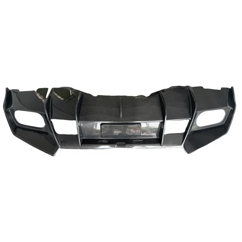 

M стиль, диффузор заднего бампера из углеродного волокна, губа заднего бампера для Lamborghini huracan LP610, комплект кузова из углеродного волокна