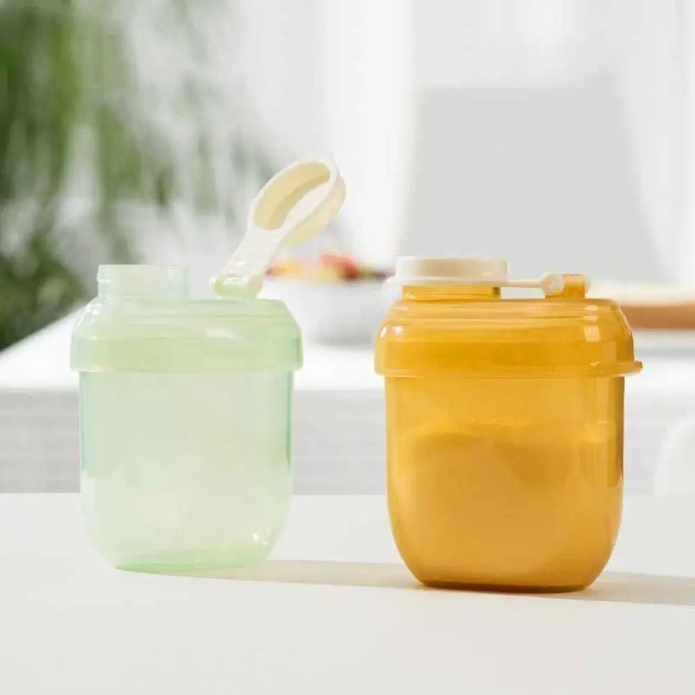 Essential Cereal Baby Milk Powder Box With Milk Powder Spoon Milk Powder Toddle Snacks Container Seal Jar Feeding Lunch Box