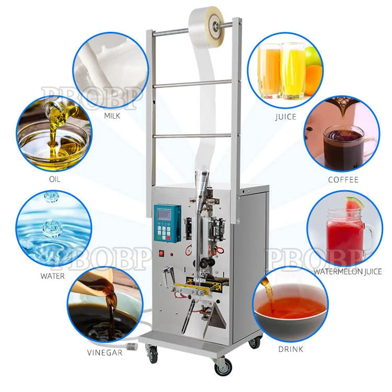Including Tariffs Automatic Liquid Packing Machine For Soy Sauce Milk Seasoning Water Ice Bag Filling Packaging Machine