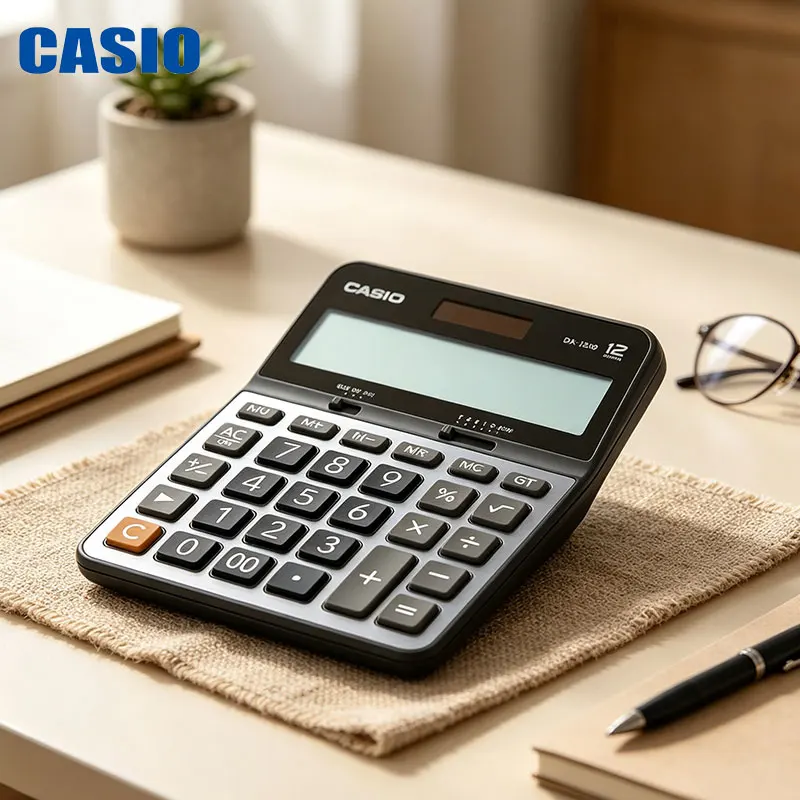 Casio DX-120B/DX-12B/DH-12/AX-12B Large-screen computer for storing data, sales field accounting, foreign trade reconciliation
