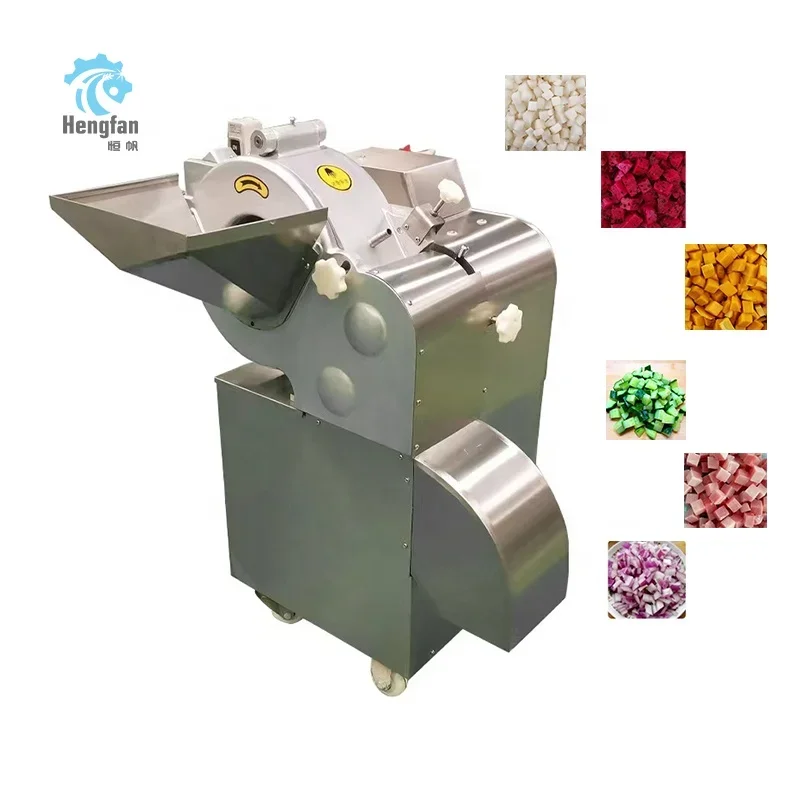 

Multi-function automatic vegetable&fruit dicing machine potato onion mushroom pitaya cube cutting machine