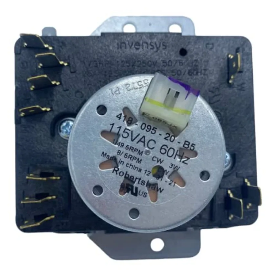 

Dryer Timer Replacement for Whirlpool Amana W10185981 Gas Clothes Timer 115VAC 60Hz Model Specific Not Universal