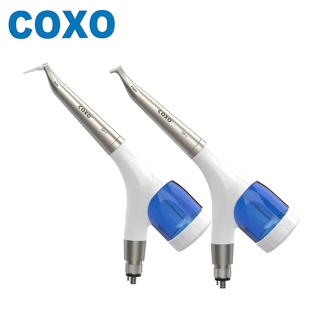 COXO Dental Air Polisher Dental Abrasive Sandblasting Machine Air Abrasion System with Spray 4 Hole CP-1 Dental Tools