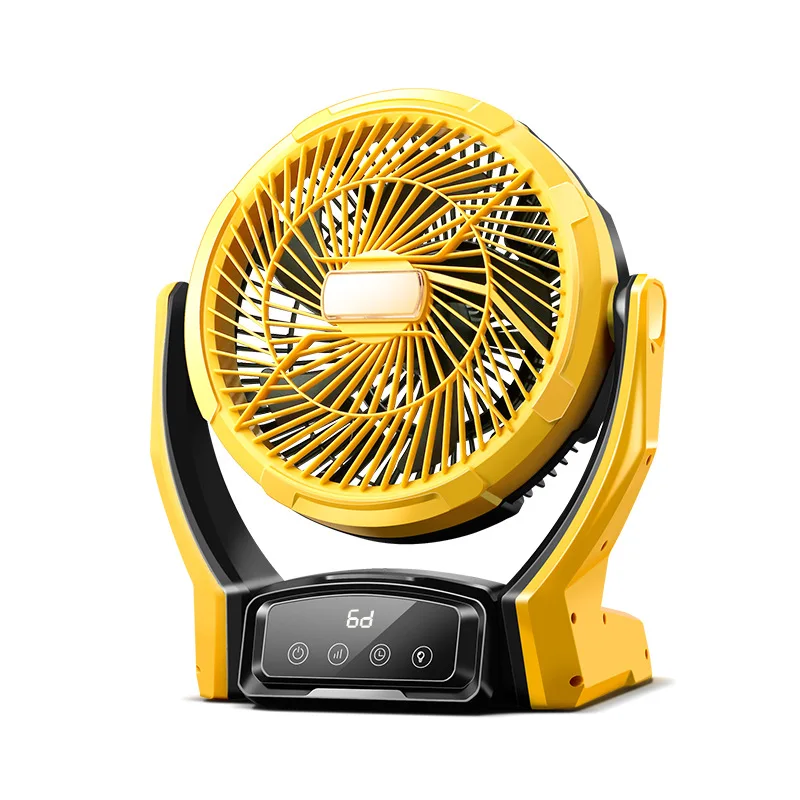 

JC Camping Fan Intelligent Voice Portable Large Wind Fan USB Illuminated Outdoor Fan