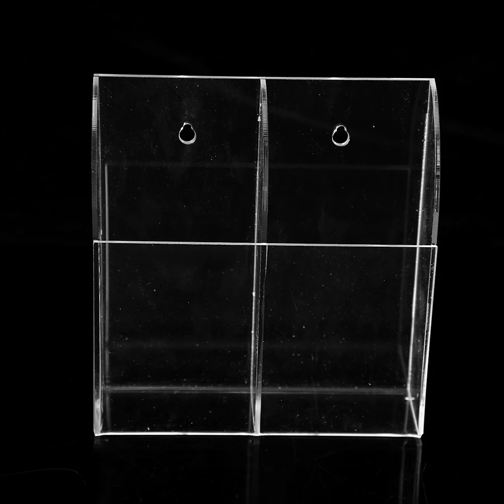 CHICIRIS REMOTE CONTROL HOLDER ORGANIZER STORAGE FOR HOME TV CELL PHONE CLEAR ACRYLIC DESK BOX