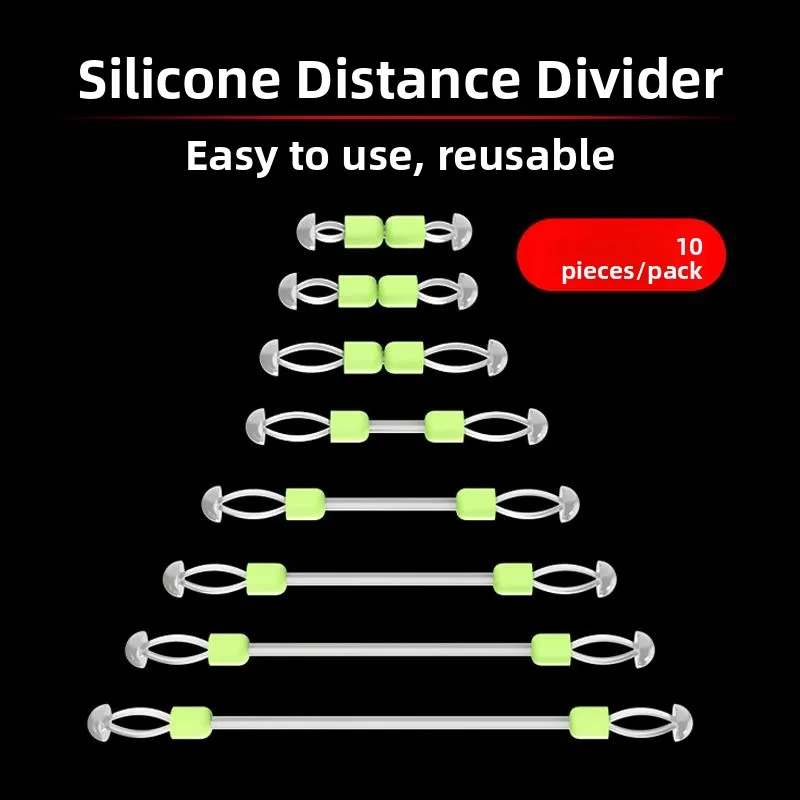 Anti-Tangle Fishing Hook Bifurcator Silicone Double Hook Line Separator Fishing Line Splitting Accessory Outdoor Camping Trav...