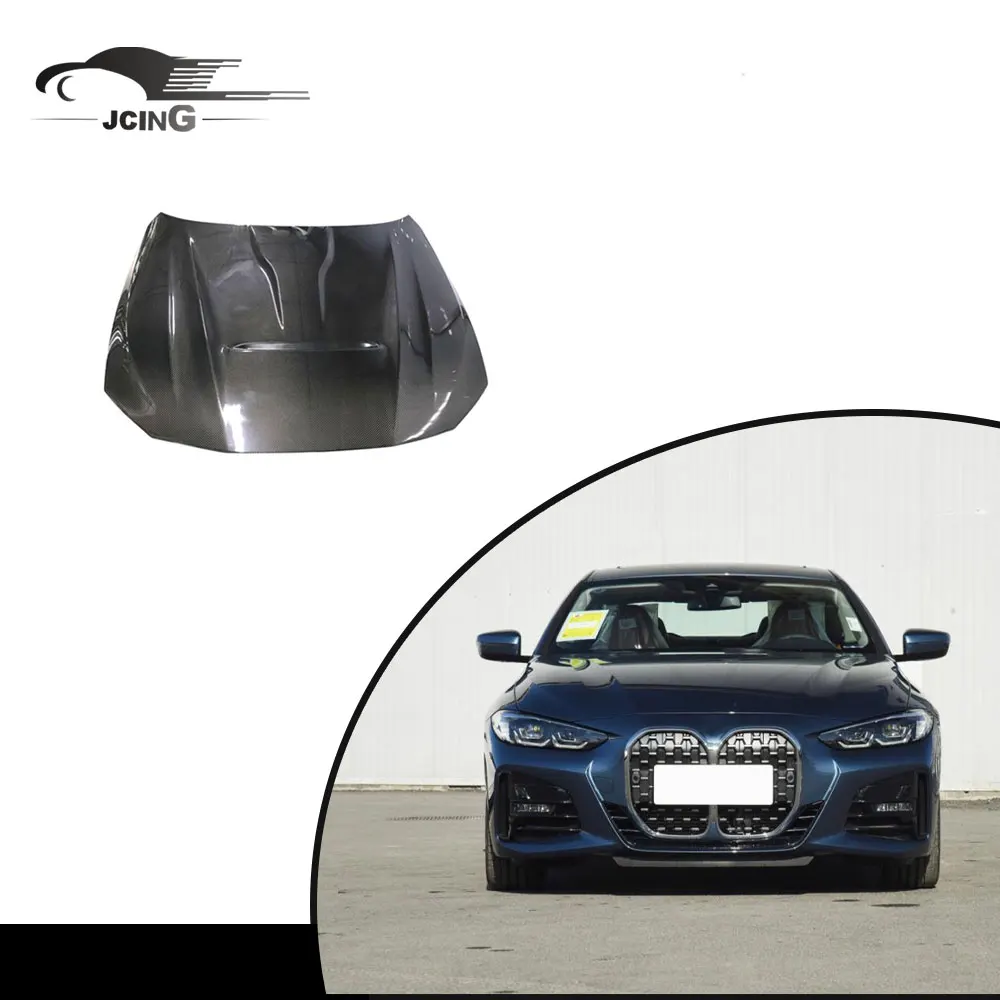 Dry Carbon Fiber Racing Engine Hood Cover For  G22 G23(2DOOR) 2021-2023