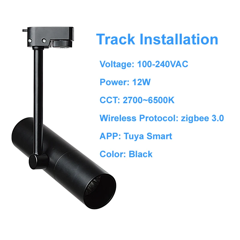 Zigbee Tuya Smart Led Track Lights Dimmable Spot Led Spotlight Smart Home Alexa Assistant Ceiling Surface Mounted Wall Lamp