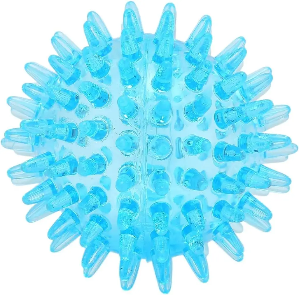 7 CM Soft Transparent Spiky Massage Ball for Hand & Wrist – Stress Relief, Deep Tissue Muscle Roller, Strength Recovery Exercise