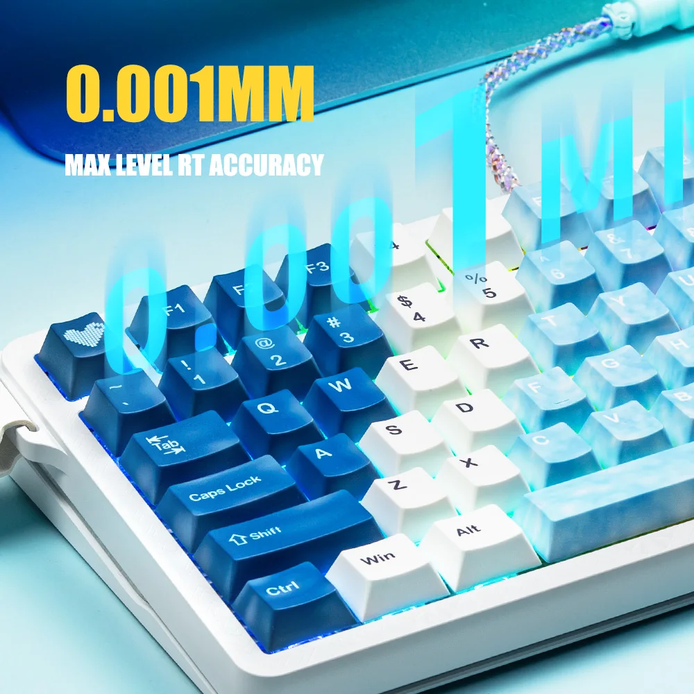 IYX POLAR75 ACE Magnetic Switch Gaming Keyboard RT0.001mm RT Aluminum Alloy 8000Hz Quick Trigger RGB PCB GASKET SOCD/RS Varolant