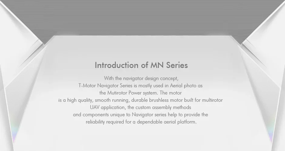 Silnik T-motor High Performance MN4014 KV330 KV400 Bezszczotkowy Silnik Outrunner do Hexacoptera/Multi-koptera