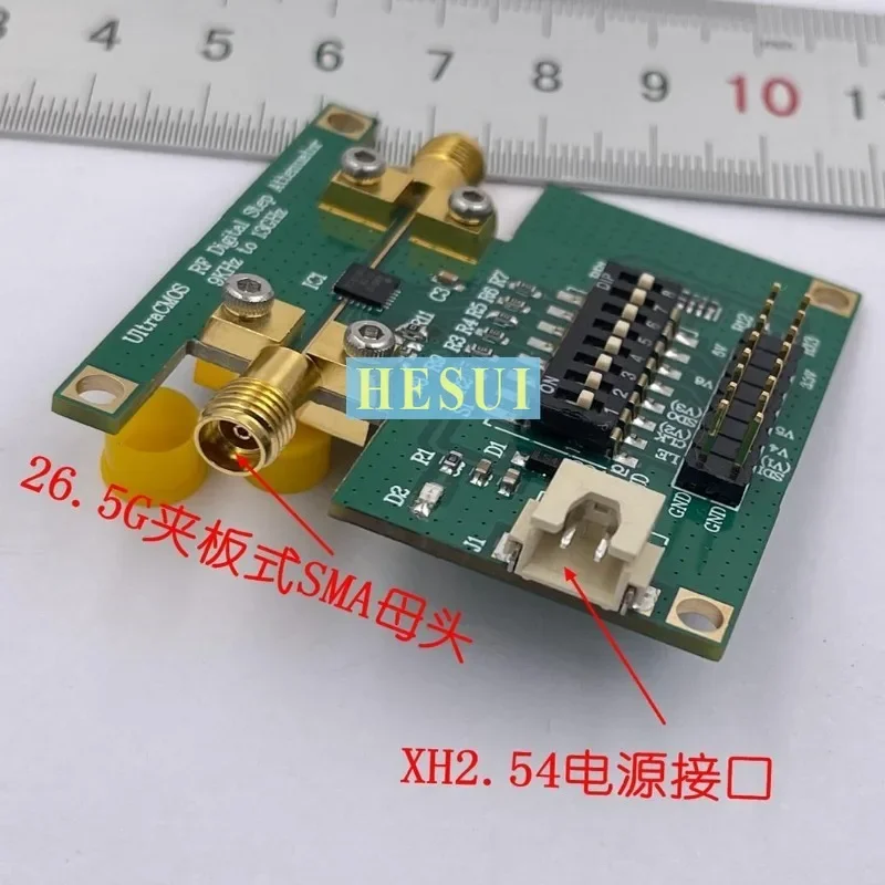LF-13GHZ 0-31.5DB Dynamic range 0.5DB step-controlled digital attenuator