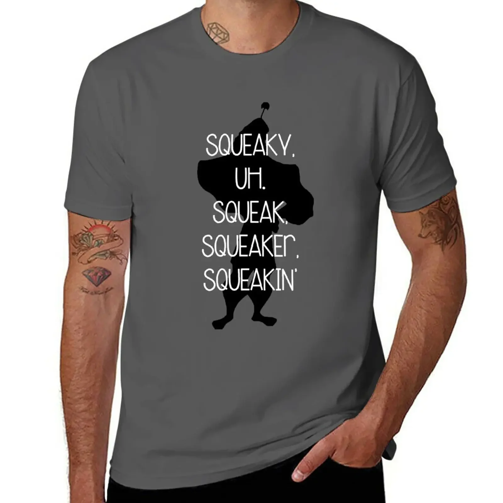 Squeaky T-Shirt summer top customs design your own hippie clothes funny t shirts for men