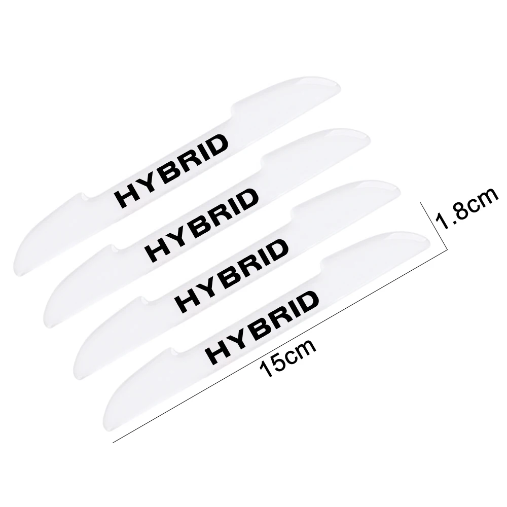 Anti-collision Car Bumper Strips Door Rearview Mirror Protective Stickers For Toyota Hybrid Yaris Auris Corolla Prius Camry Rav4