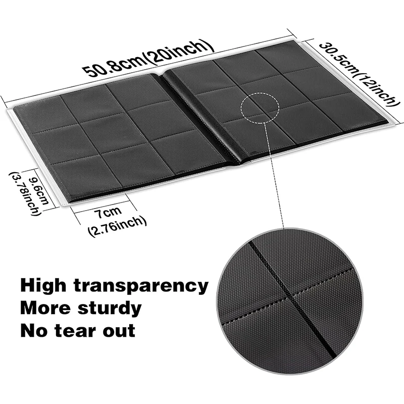 Imagem -04 - Porta-cartões Mágicos com Capacidade para 360 Cartões Titular do Cartão Yu-gi-oh Titular do Cartão para Ccg Mtg