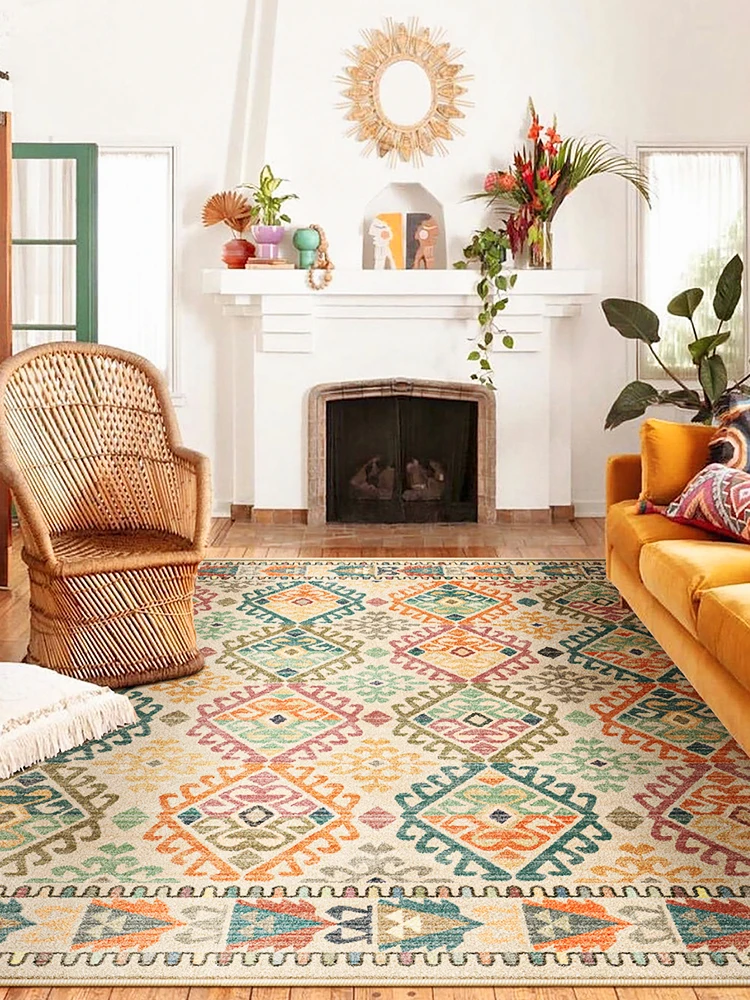 

Moroccan ethnic style carpet fobohemian living room carpet home color