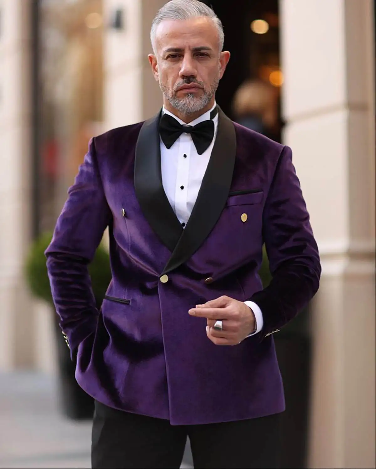 Chaqueta de boda Simple para hombre, chal con solapa, de doble botonadura esmoquin, Blazer de terciopelo, negocios, fiesta, graduación, solo abrigo hecho a medida