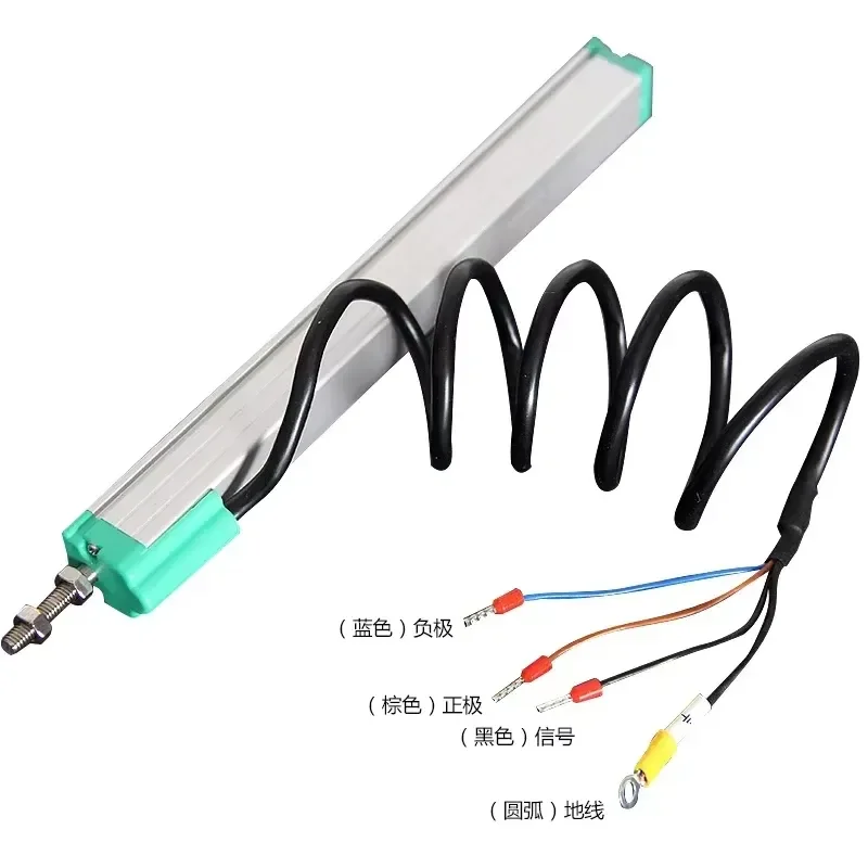 1pcs Miniature Tie Rod Type Thimble Electronic Ruler Linear Displacement Transducer Ranging Resistance Sensor for Precision