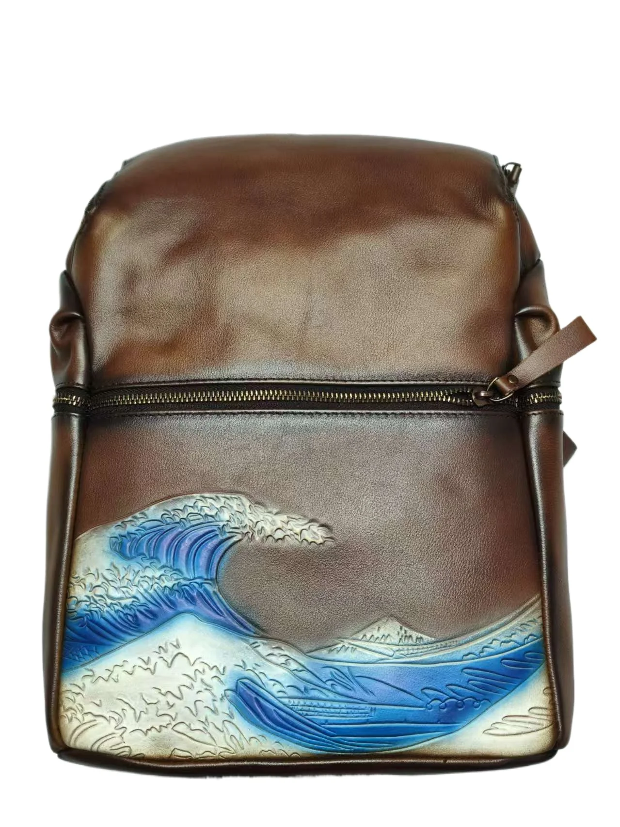 

New Vintage Genuine Leather Women Backpacks Luxury Brand Female Real Natural Leather Ladies Girl Student Casual Backpack