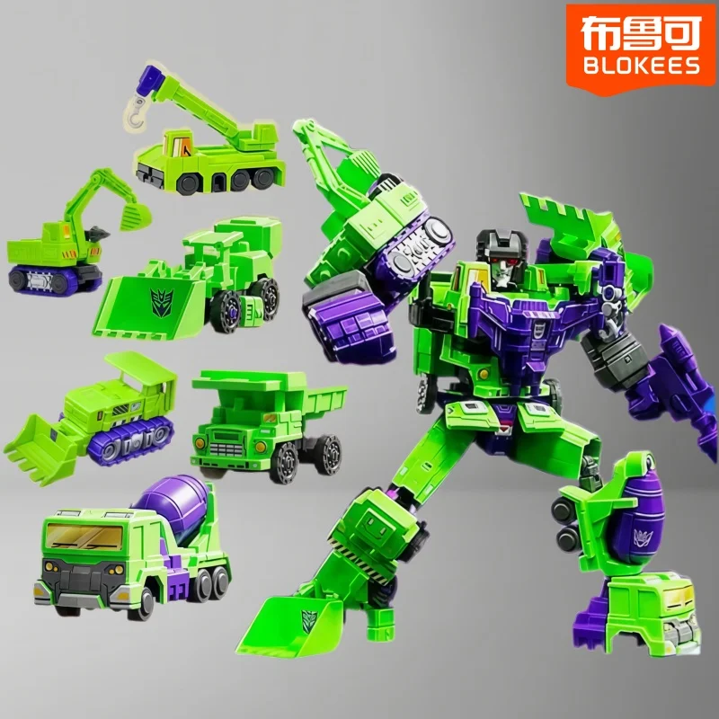 

Blokees Transformers Defender Blind Box V1v2v3 Series Devastator Комбинированные наборы Сборочный робот Подарки на день рождения Игрушки