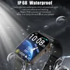 2025 새로운 내장 GPS 스마트 시계 2.01 인치 풀 터치 스크린 IP68 방수 스포츠 시계 420mAh 블루투스 토크 남자 Smartwatch 4