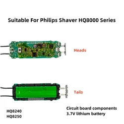 HQ8240/8250/8260/8270 Circuit Board Battery For Philips Shaver Accessories