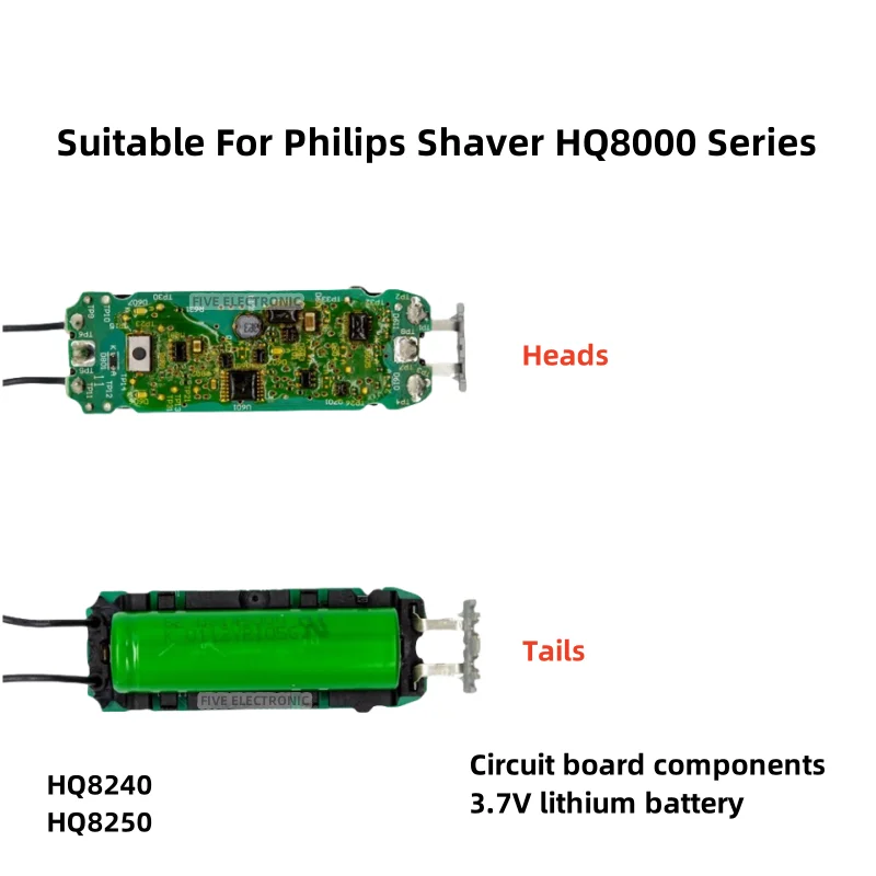 HQ8240/8250/8260/8270 Circuit Board Battery For Philips Shaver Accessories