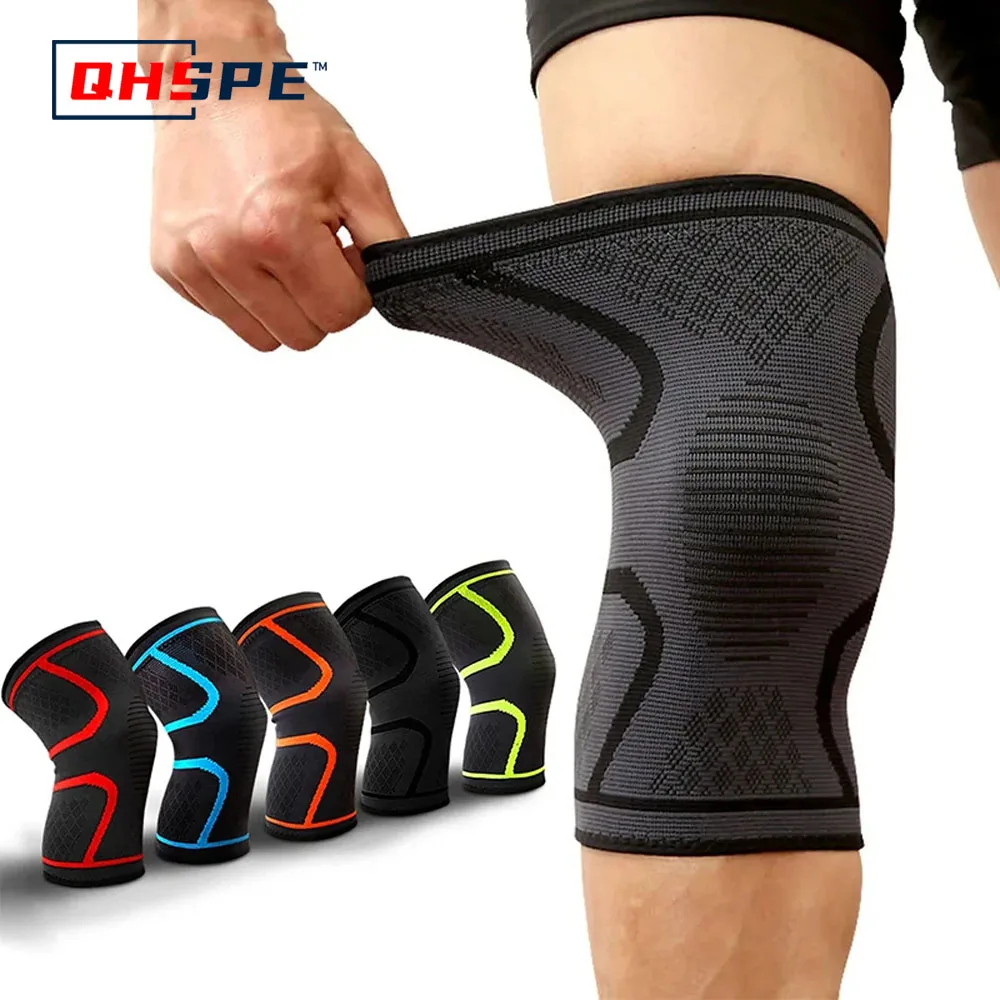 1PC Knee Pads Compression Knee Pad Knee Braces For Arthritis Joint Support Sports Safety Volleyball Gym Sport Brace Protector