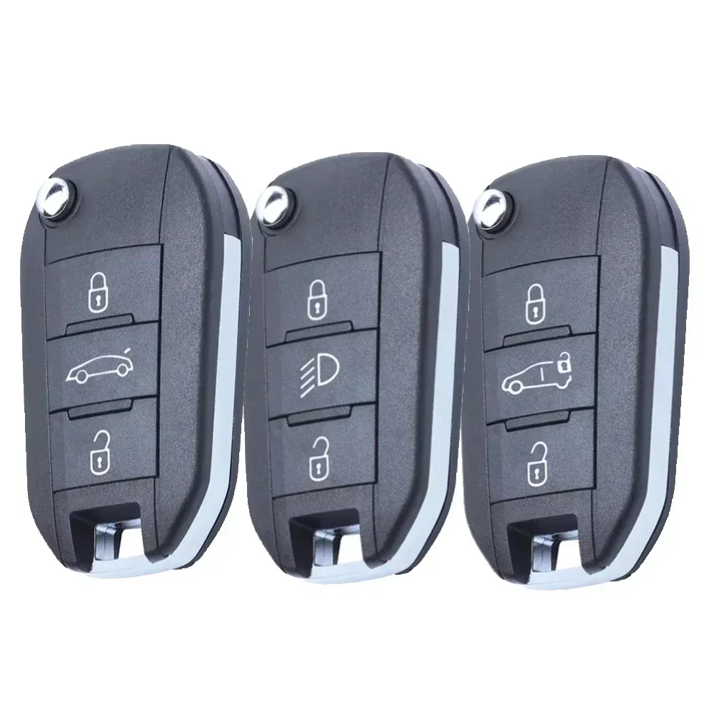 433 MHz HU83 VA2 ID46 Flip Folding Remote Car Key For Peugeot 208 2008 301 308 508 5008 Citroen C-Elysee C4-Cactus