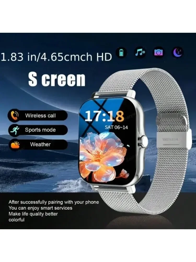 ​​2025 Smart Fitness Watch - Wireless Calls 50 Sports Modes HR/SpO2 Tracking​​