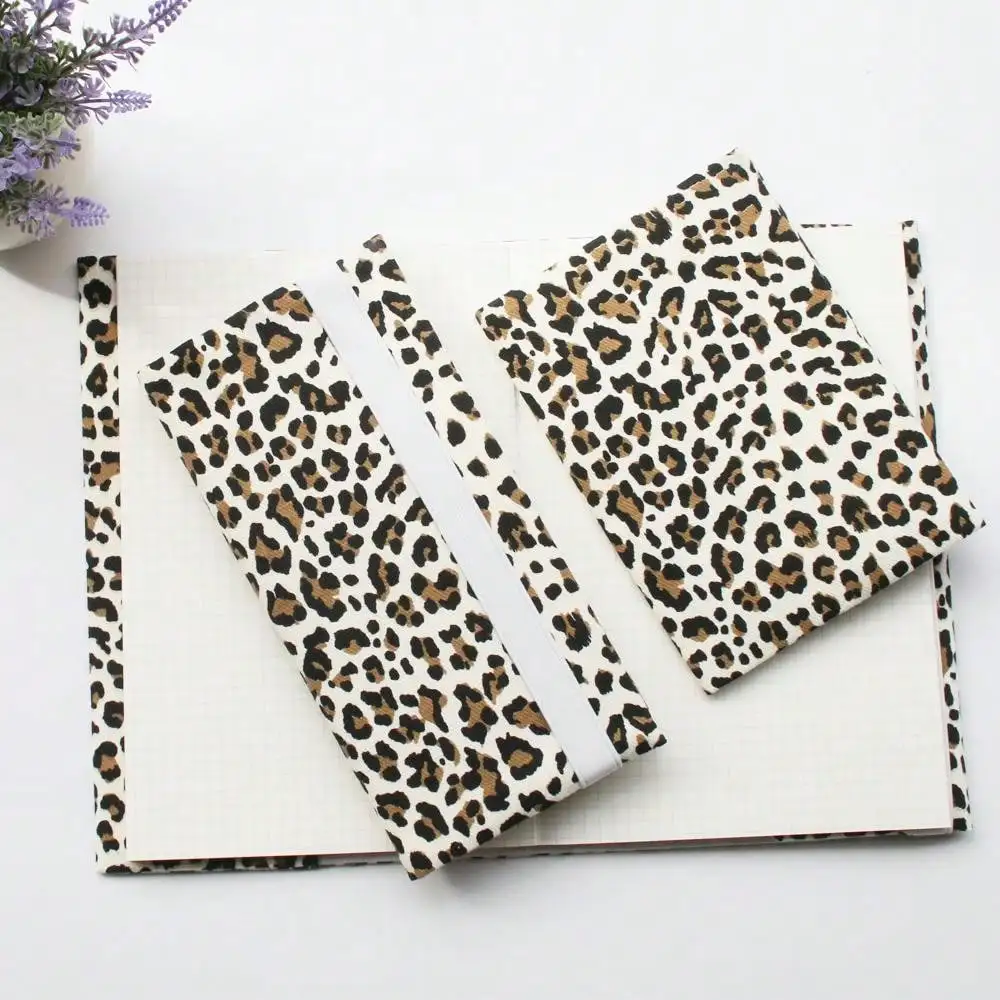 A5 A6 WÖCHEN Leopardenmuster Notizbuchhülle Planer Hülle Schutzhülle Journal Cover Schutz Büro Schreibwaren – Detail 7