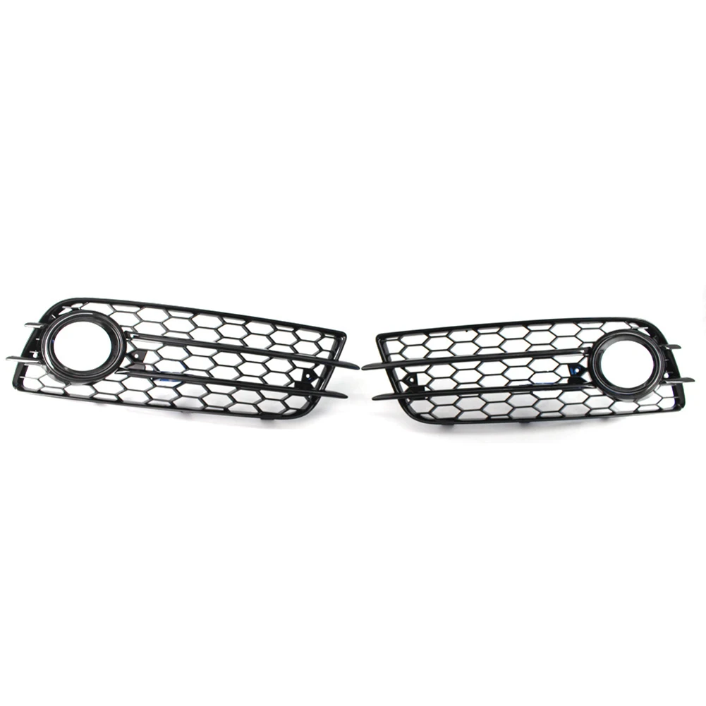 

Suitable For A4B8 2009-2013 S4 Sport Edition Fog Lamp Frame Front Bumper Lower Grille 8K0807681C Bright Black