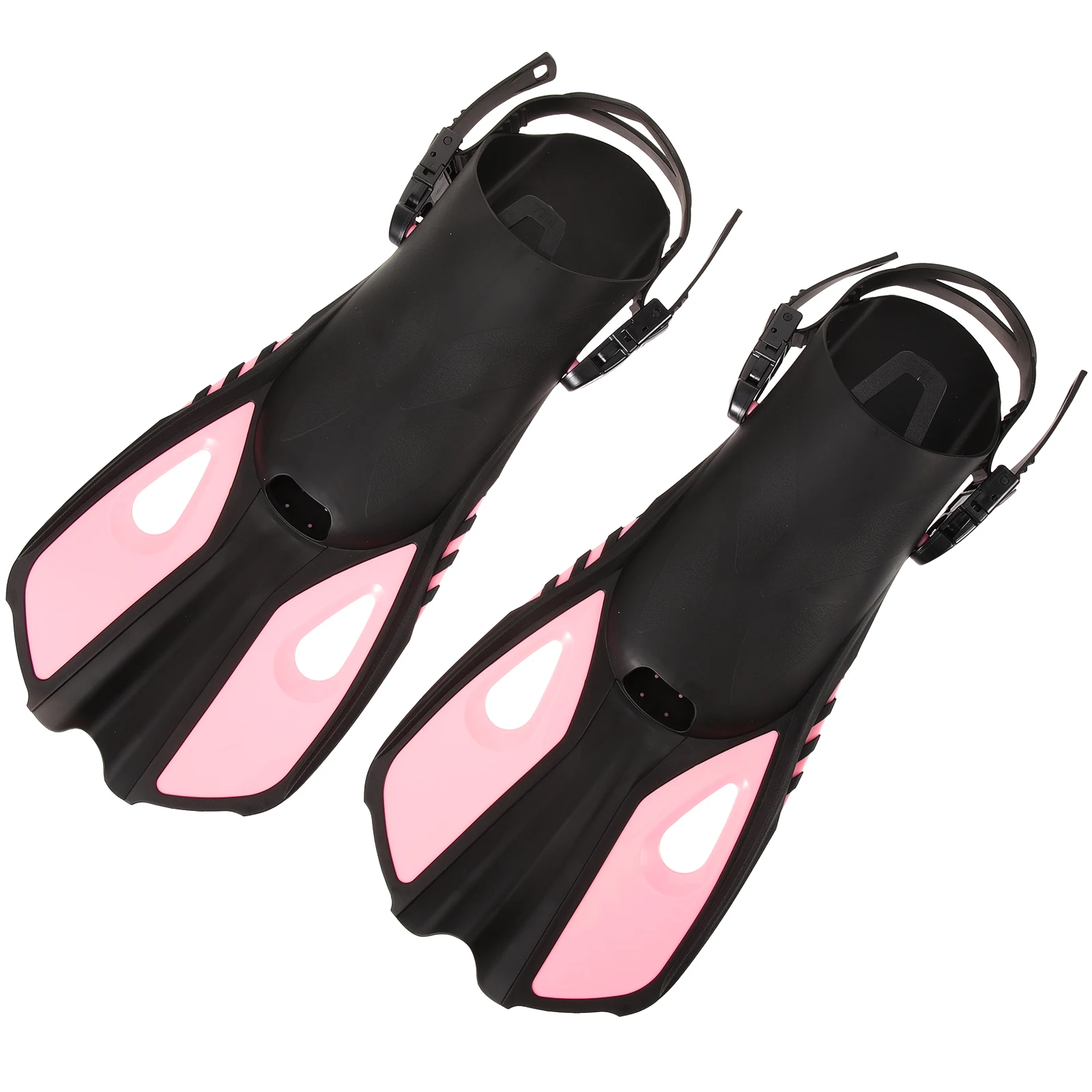 

Diving Fins Swimming Flippers Adult Silicone Rubber Shoes Adjustable Snorkeling Swim Training Floating Fins Comfort Fit