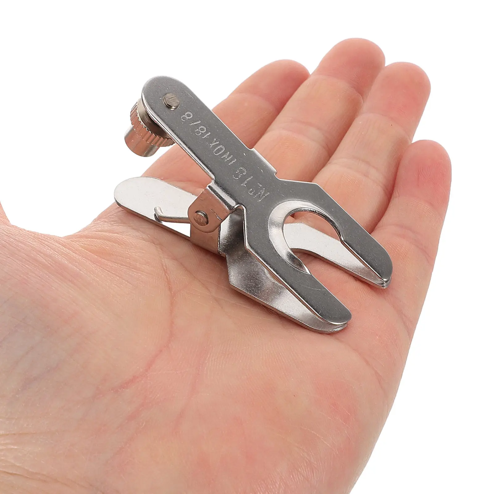 

3Pcs Stainless Steel Spherical Interface Clamps Durable Secure Pinch Laboratory Glassware Tools Stainless Steel Clip