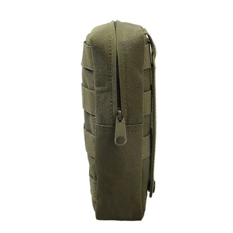 Outdoor Tactical Molle Waist Bag Oxford Green Storage Fanny Pack for Hunting Backpack Tactical Vest Attachment