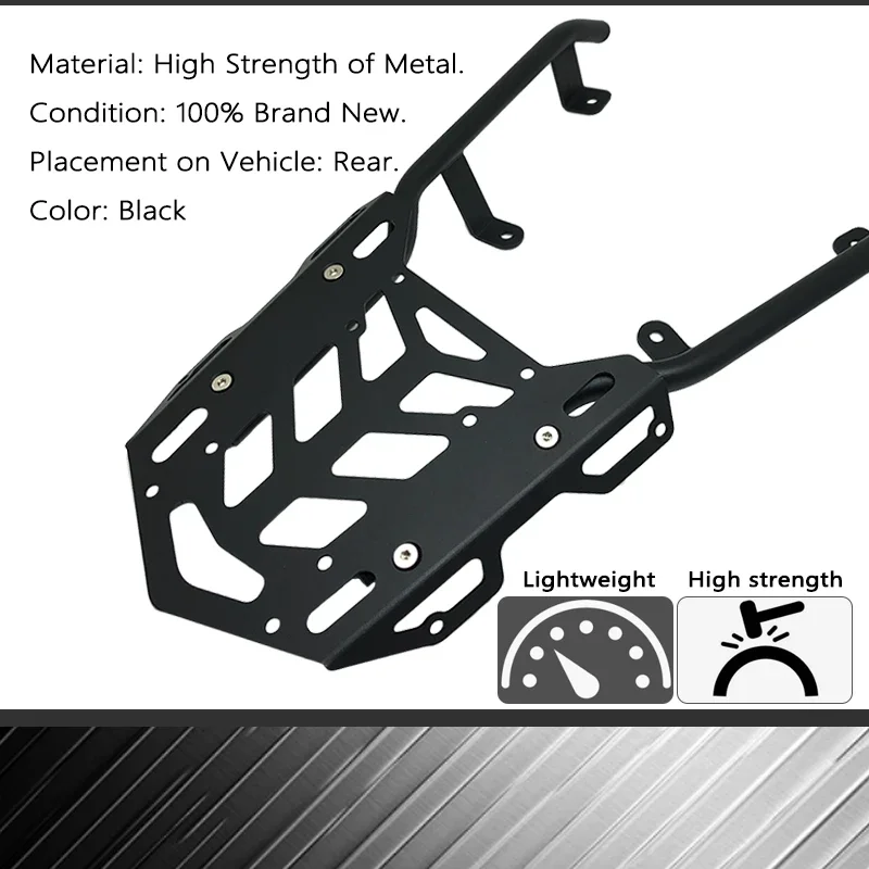 Fit For Honda ADV150 Rear Luggage Rack Carrier Case Support Holder Bracket ADV 150 2019 2020 2021 2022 Motorcycle Accessories