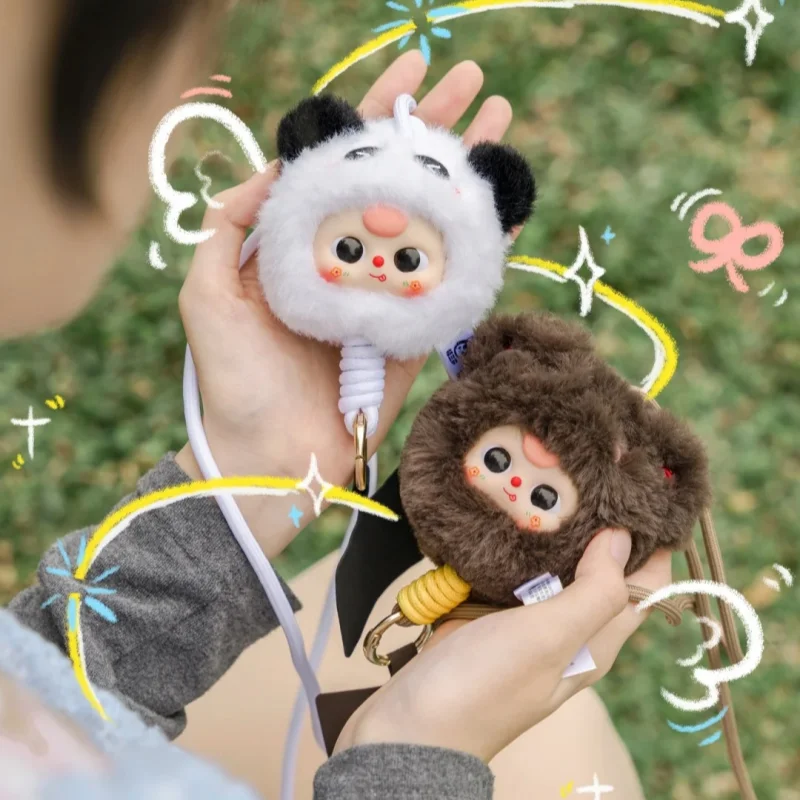 Tersedia Baru Asli Bayi Tiga Telepon Lanyard Seri Kotak Buta Vinil Lembut Gambar Lucu Koleksi Hadiah Anak-anak Hadiah Mainan Liontin