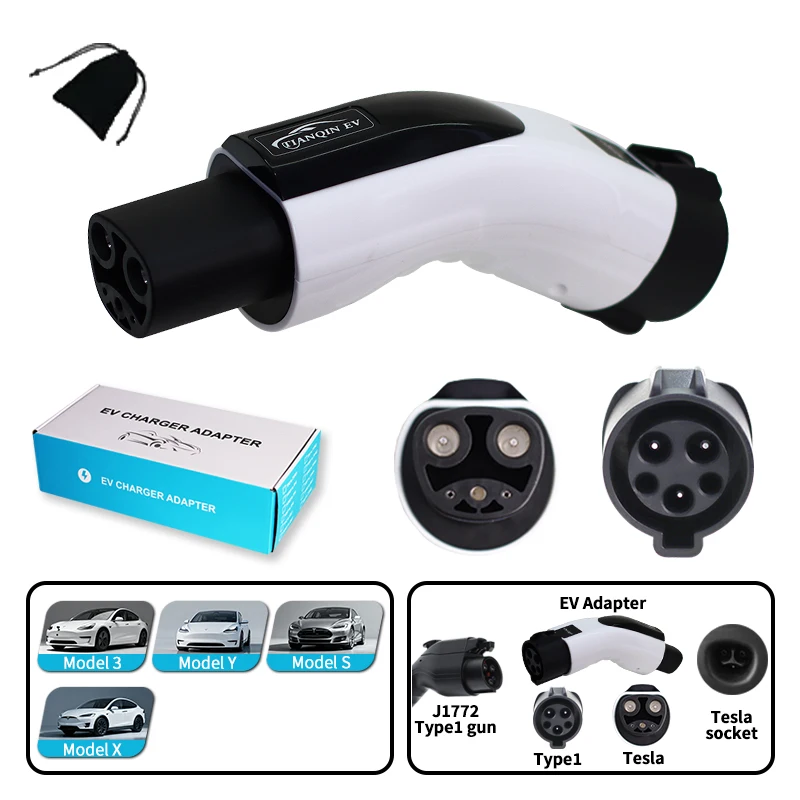 

Адаптер TYPE1/J1772 TO TPC EV, разъем для зарядного устройства электромобиля для зарядного устройства 32A/16A TYPE1/J1772, адаптер для электромобиля TPC