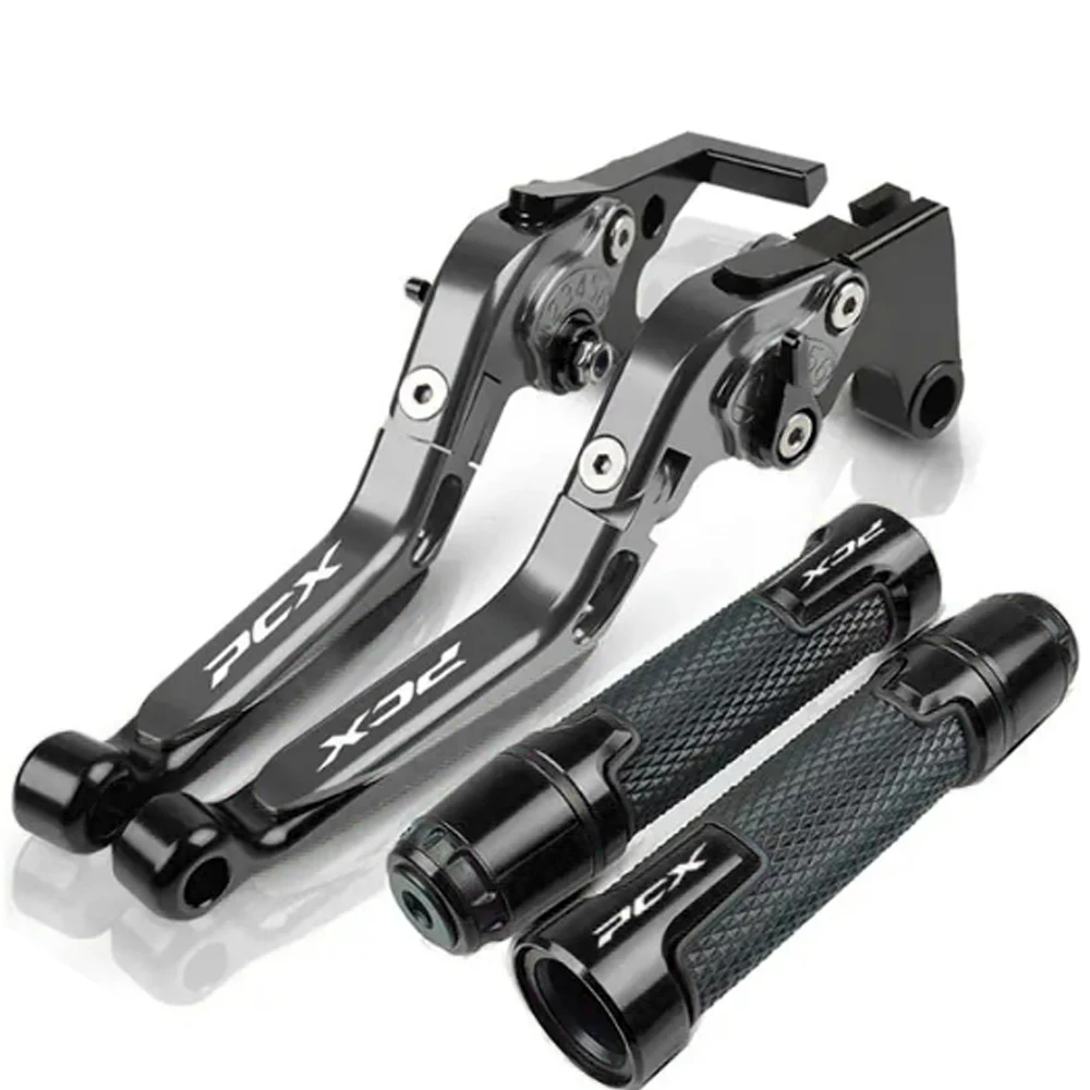 For HONDA PCX160 PCX 160 ABS CBS 2021 2022 2023 2024 Motorcycle Adjustable Extendable Folding Clutch Brake Lever Handlebar grips