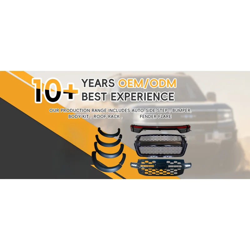 Hot Selling 4x4 Pickup Front Bumper Conversion Kit Exterior Replacement Tuning for Ranger T6/T7/T8 to Raptor Style 2022