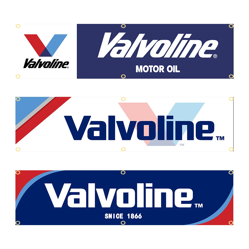 60X240cm Valvolines Engine Oil Banner Flag Polyester Printed Garage or Outdoor Decoration Tapestry