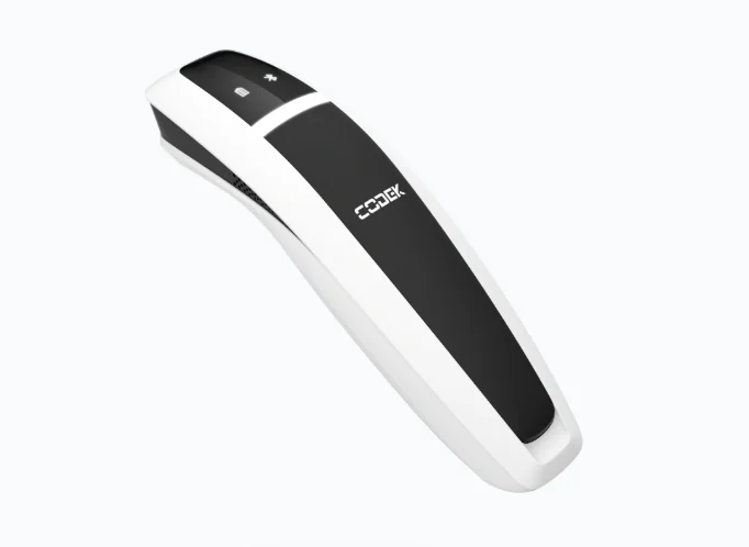For K180 2500mAh 20+ Hours Battery 1D/2D/QR Scanning 360 Rotation 60fps Wireless Barcode Scanner for Inventory & Logistics