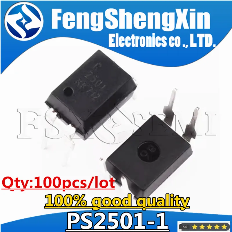 100pcs/lot PS2501-1 R2501 2501 DIP-4 photoelectric coupler