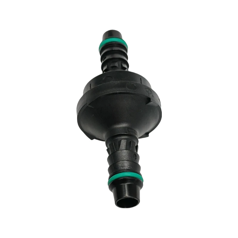 ID8 180 degree one-way valve bend joint original non return check valve suitable for diesel black auto parts 1pc