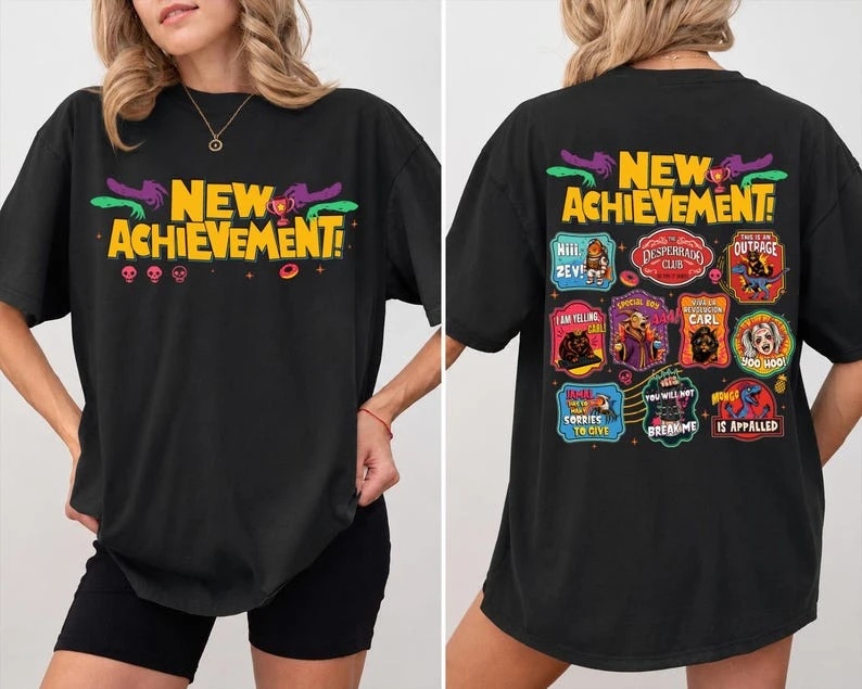 Retro Dungeon Stamp Shirt, New Achievement T-Shirt, Dungeon Explorer T-Shirt  Unisex Streetwear Shirt