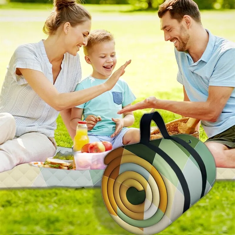 

Утолщенный водонепроницаемый подстилка для пикника, износостойкий эпонж, влагостойкий подстилка для пешего туризма