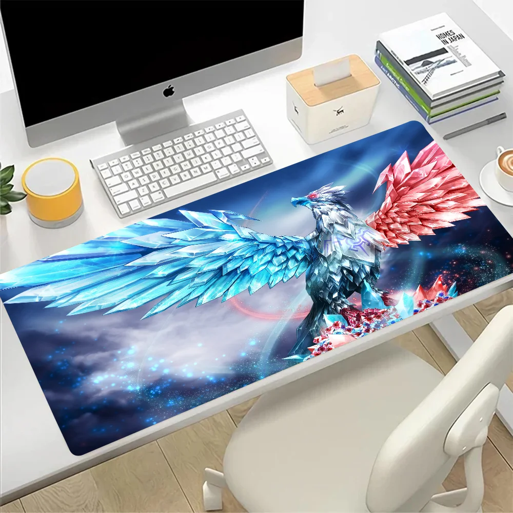 Grande League of Legends Anivia Gaming Mouse Pad, Mousepad, PC Gamer, Computador, Escritório, XXL, Tapete de Teclado Portátil, Desk Pad