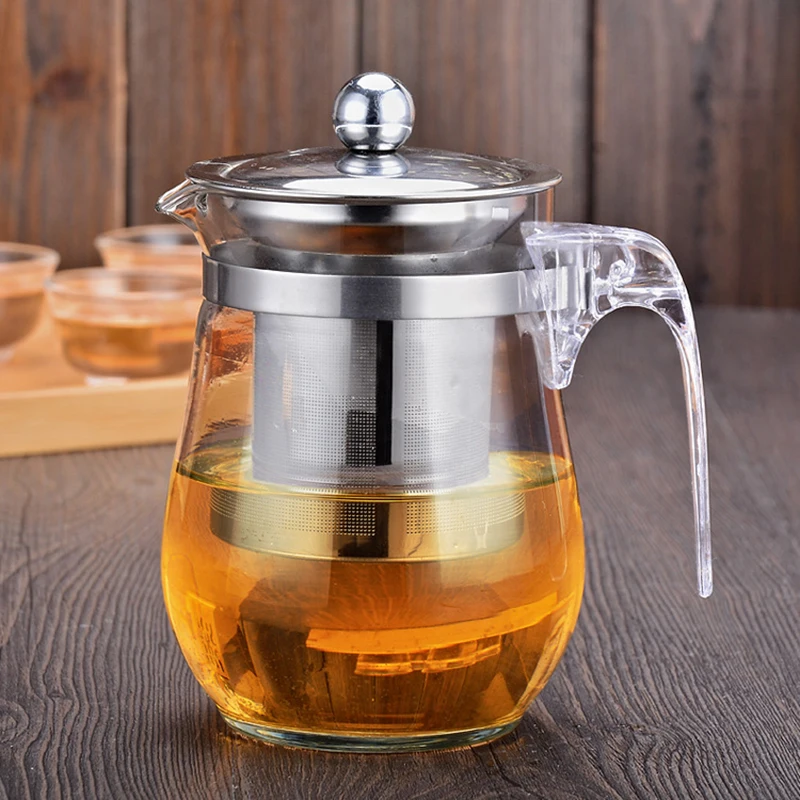 Heat Resistant Glass Tea Pot Infuser Teapot and Cup Set Gaiwan Kettle Japanese Teapot for Infusion Pu Erh Pots Teapots Puer Jug