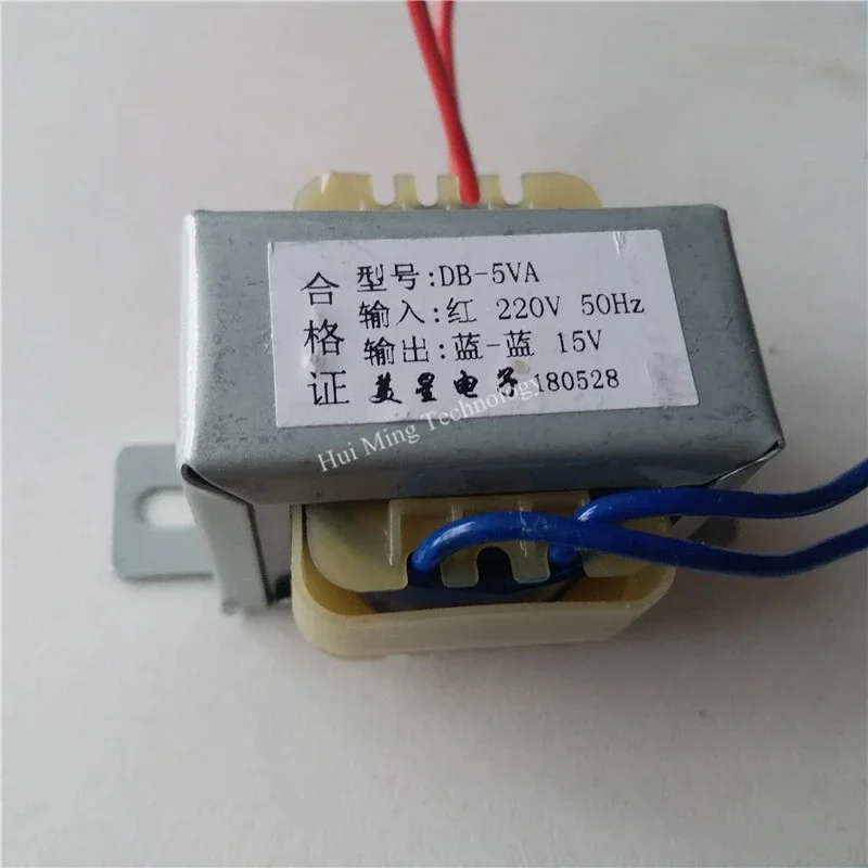 5W Dual 12V 18V 24V EI transformer Isolation Transformers Custom Copper 220V to 15V-0-15V EI41 Power Transformer pre-amplifier